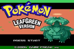 Pokemon Leaf Green Title Screen